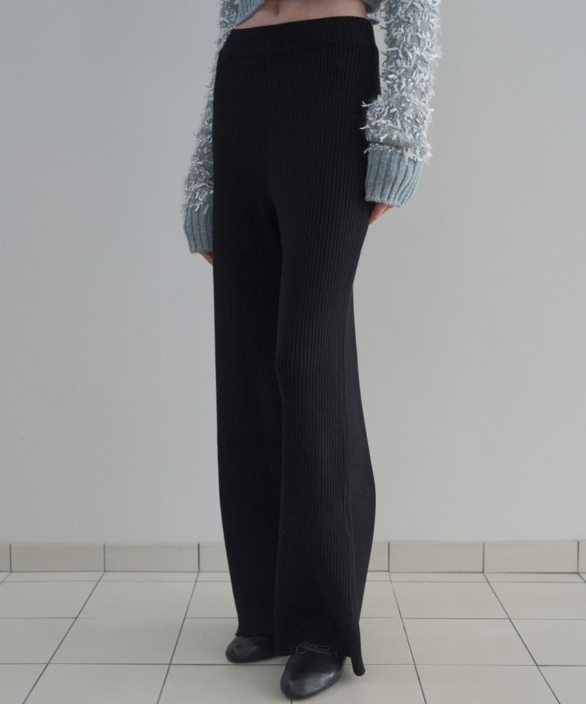 DEETO Ribbed Pants [Black]