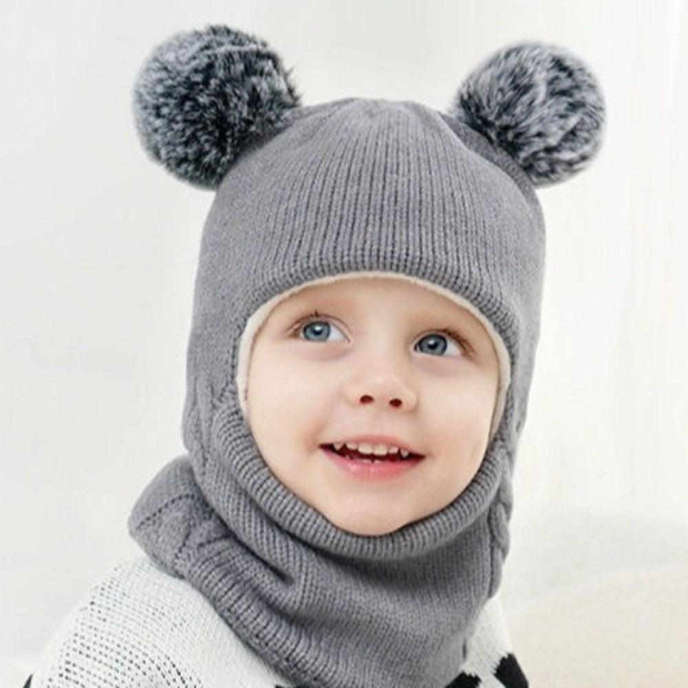 4 In1 Children Windproof Hooded Hat Coldproof Kids Windproof Hat  Autumn Winter