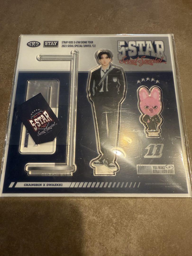 

[USED] Straykids 5-star Acrylic Stand Changbin (Home Country)