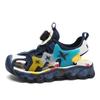Children's sandals Boys Baotou sandals Girls' sports sandals Medium and older children's non-slip rotating button beach shoes