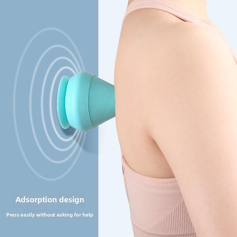 Adsorption Fascia Ball Foot Fitness Back Waist Shoulder Neck Massage Cone Wall Mounted Muscle Relaxation Fascia Ball
