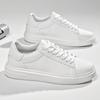 2026 New Mens Fashion Genuine Leather Board Shoes Comfy Flat Designer Lace Up Comfy Casual Leather Oxford Shoes Outdoor Sneakers