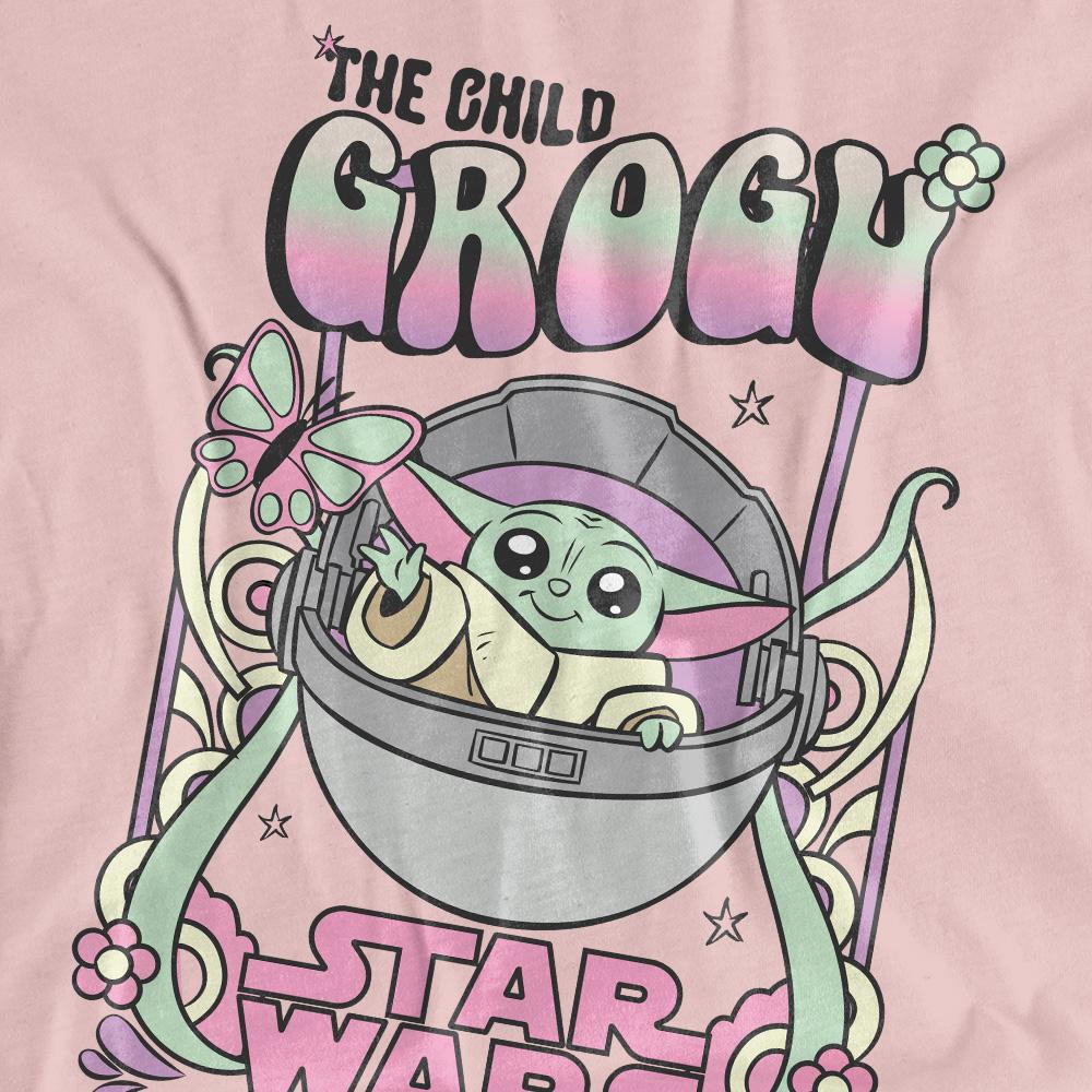 STAR WARS Womens/Ladies Hippie Grogu T-Shirt