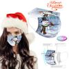 10pc Christmas Print  for  Face Mask Disposable Earloop Mask