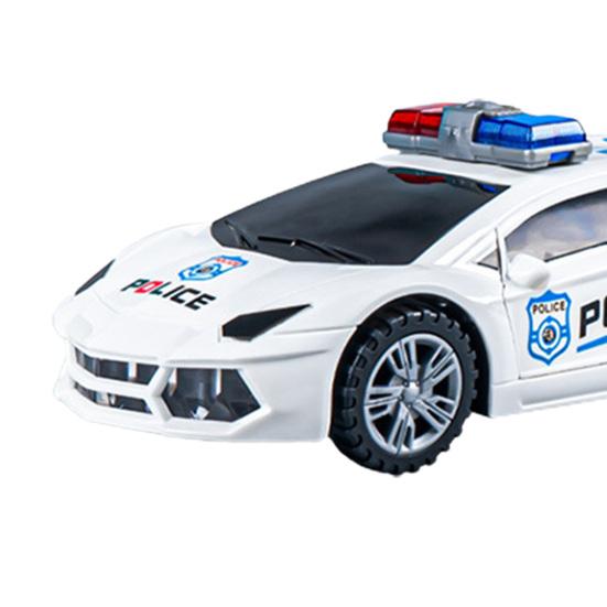 Electric Dancing Police Car Automatic Obstacle Avoidance Smallest Detail Kids Toy Rescue Emergency Cop Electric Car Toy for Kids