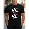 European Sizes Men Casual Short Sleeve Tee 1 Pcs 100% Heavy Cotton - Comfortable Crew Neck, Soft Adorable Tees Tops