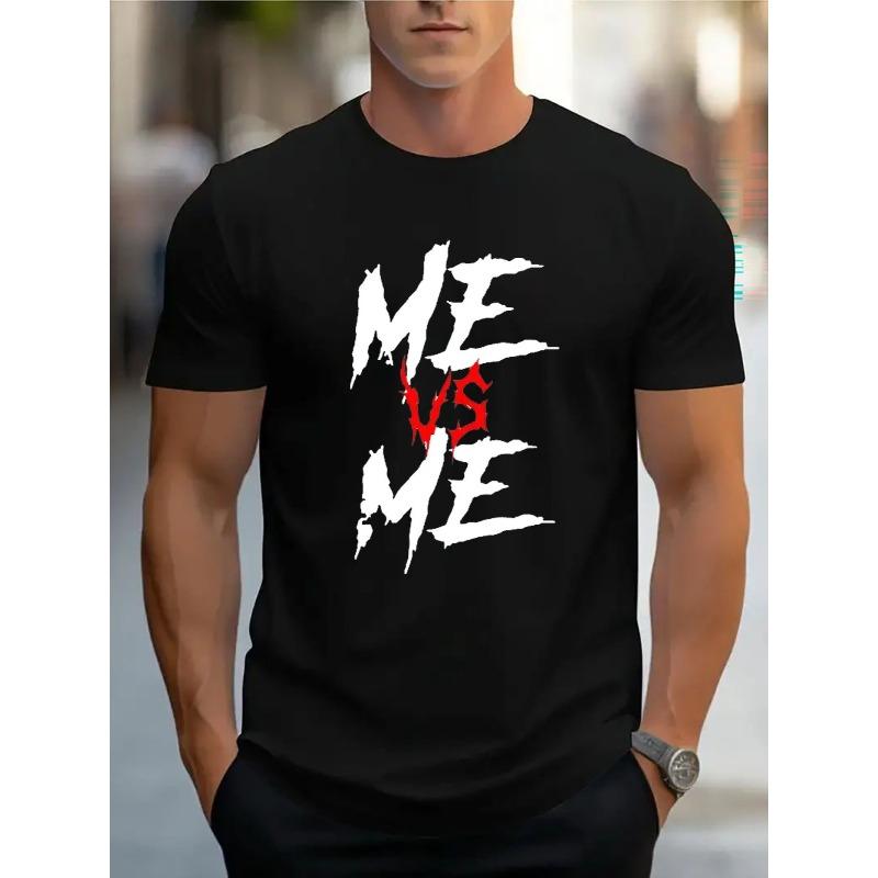 European Sizes Men Casual Short Sleeve Tee 1 Pcs 100% Heavy Cotton - Comfortable Crew Neck, Soft Adorable Tees Tops