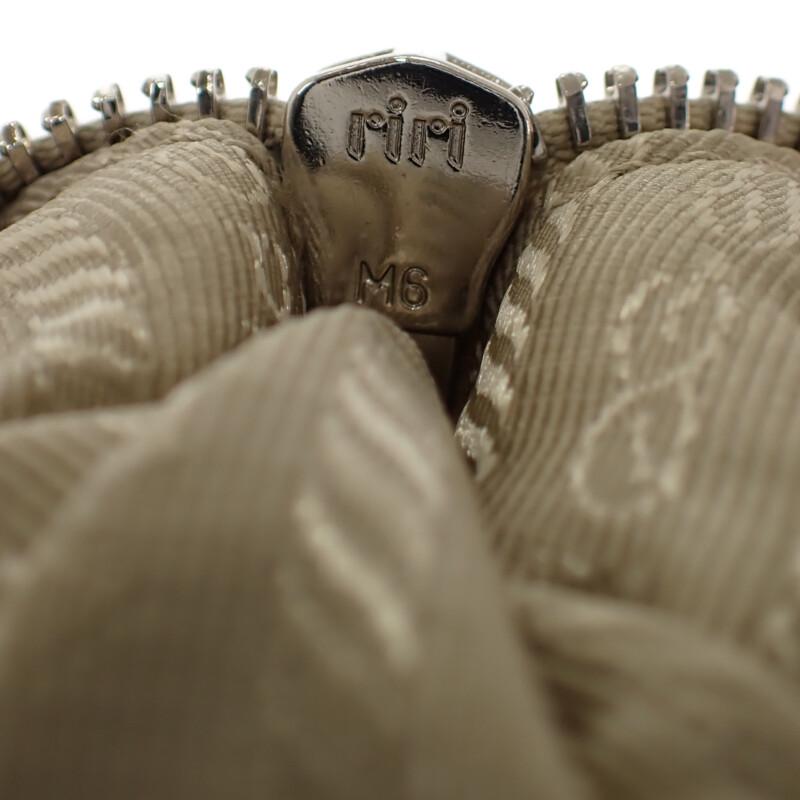 PRADA  1BH204 2WAY bag beige Nylon Women