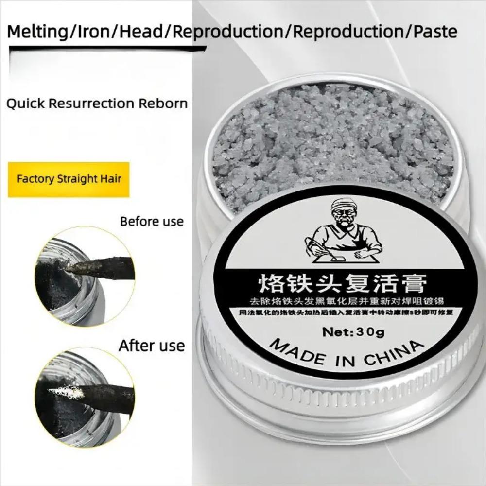 Soldering Iron Tip Cleaning Paste Soldering Iron Tip Tinner Activator Tip Cleaner Enhances Welding Efficiency Soldering Iron Tip