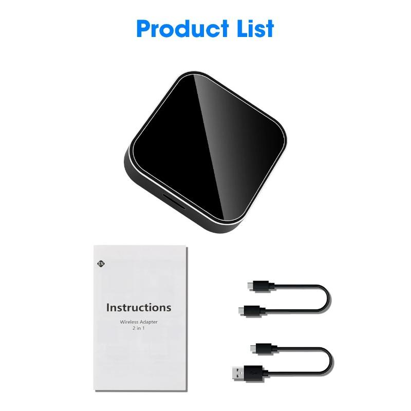 Hot 2in1 Android 12 System Wireless CarPlay Box Android Auto Adapt For Wired CarPlay Display To Wireless Smart Box OEM Upgrade