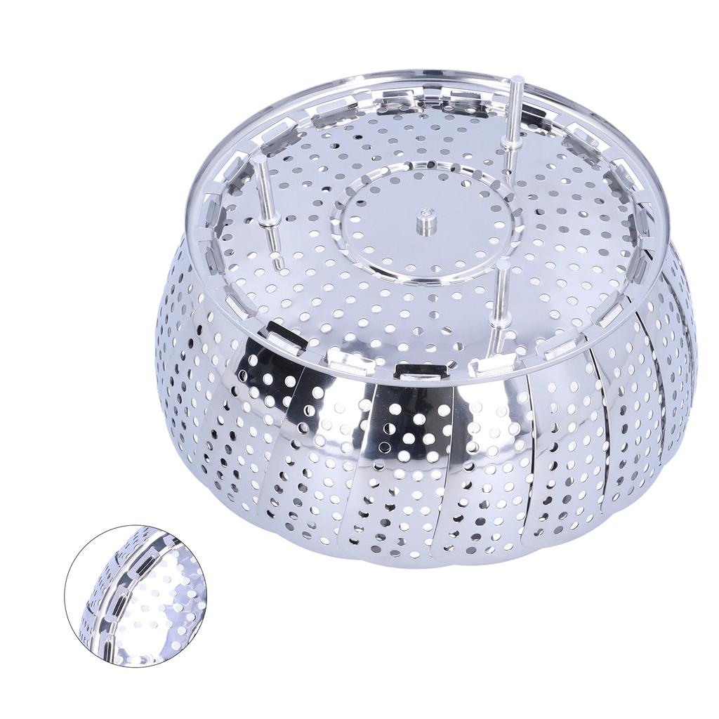 Steam Basket Multifunction Stainless Steel Folding Steam Rack Cookware Kitchen AccessoryXL