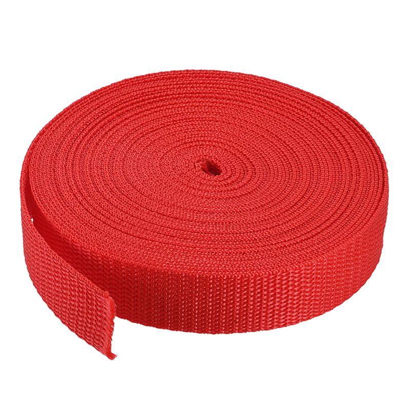 10 Yards 25mm Polypropylene Webbing Strap Belt Tape Heavyweight Strapping Band for Outdoor Tent Accessories Sewing Bag Luggage
