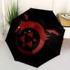 1pc "Anime Symbol" "Manga Logo" Automatic Open/close Folding Compact Umbrella, 8-Rib Sturdy Canopy, Lightweight Portable, Everyday Use, Gift, Outdoor