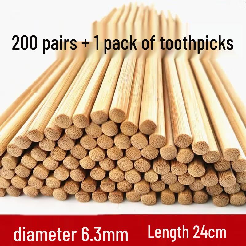 

HANDUNYOU Natural Bamboo Chopsticks (Paint-Free, Wax-Free)