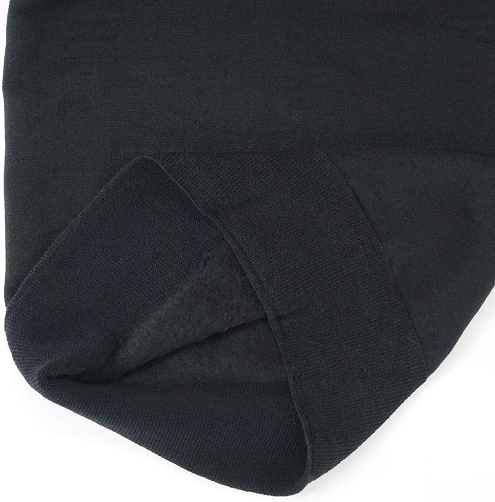 Mochihada Mochijoy Crew Neck Long Sleeve Extra Size Cold Cold Weather Fleece Outdoor Work Shirt, Thick, Men's, M, Black, Weather, Innerwear, Men's,