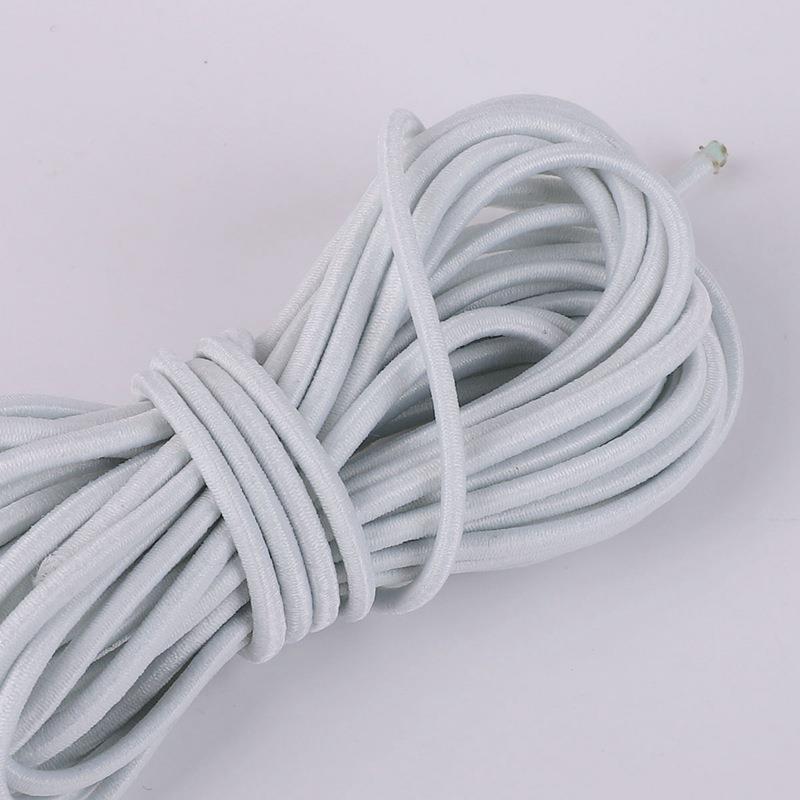 Durable Round Elastic Cord: High-Elasticity Purple and Blue Rubber Bands for DIY Projects