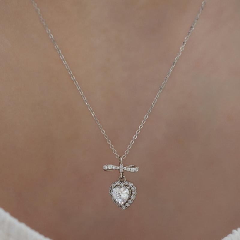 

TATIANA (925 Silver) Mirabelle Heart Necklace NZ2474 Gold Plated