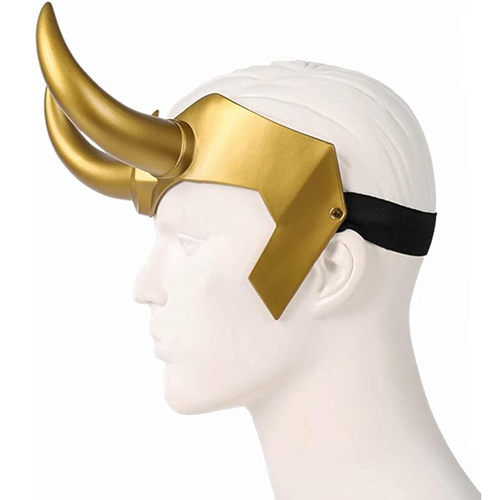 Loki Headpiece Loki Crown Maska pro karnevalové noční kostýmy Příslušenství Rekvizity