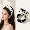 Polka Dot Pattern Wide Headbands Daily Wash High Cranial Headbands Hair Accessories  Face Wash