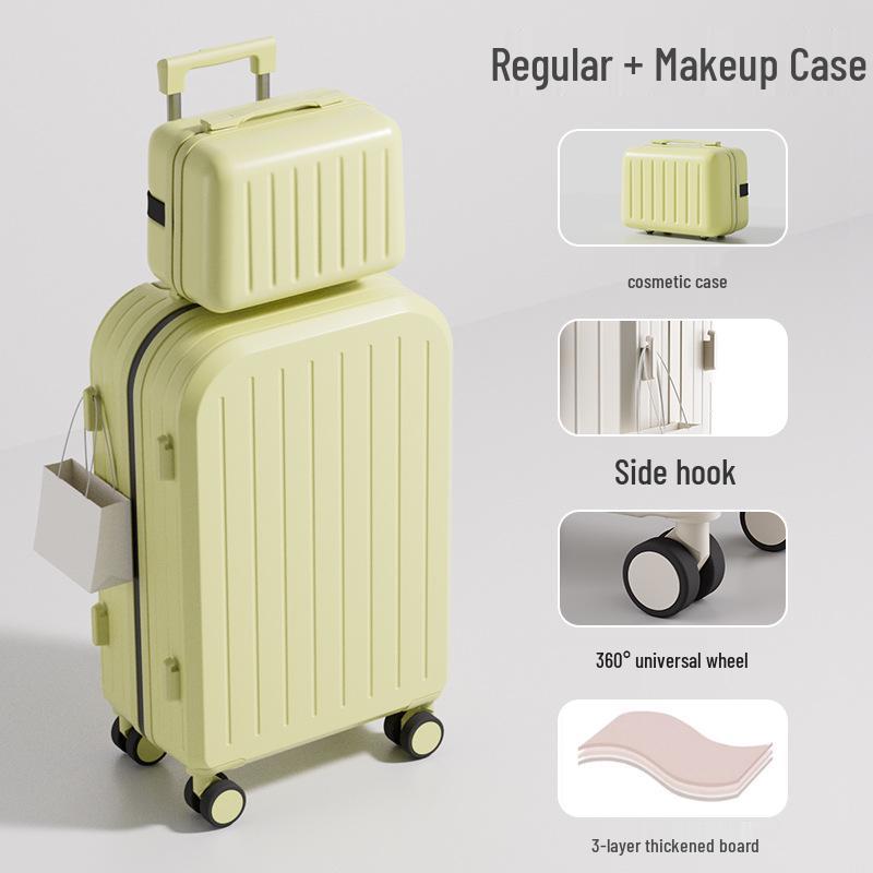 Multifunctional Trolley Suitcase: 20-inch Carry-On & 26-inch Large Capacity with Universal Wheels, Ideal for Students and Travelers