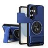 KEYSION Magnetic Phone Case for Samsung Galaxy S25 S26 Ultra S26+ S25 FE Slide Camera Protection Upright Kickstand Ring Shockproof Cover