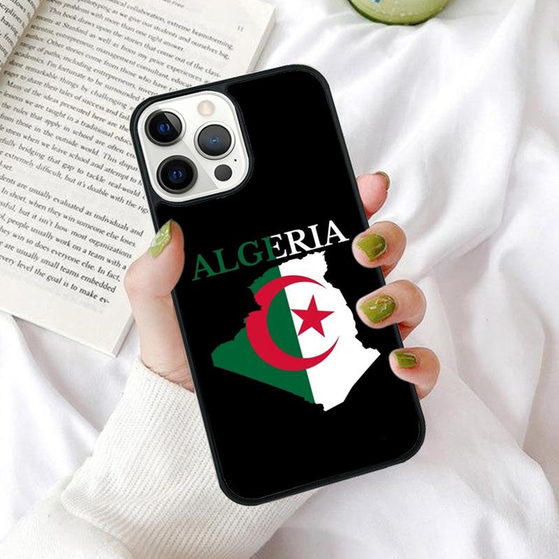 Algeria Flag Algerian Phone Case For iPhone 17 Air 15 16 14 11 12 13 Pro MAX Plus cover shell coque