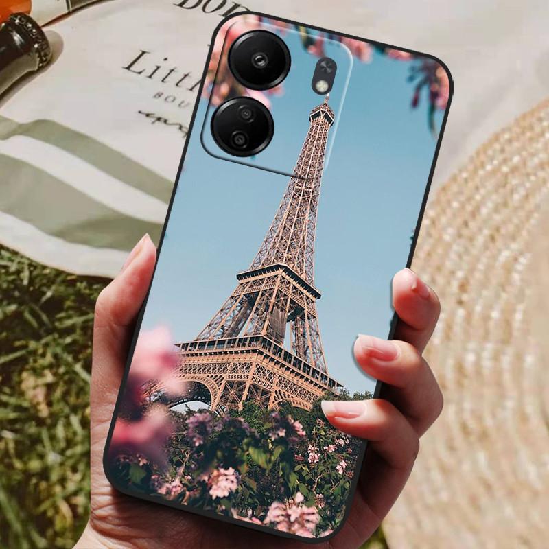 Für Xiaomi Poco C65 Hülle PocoC65 Luxus Bemaltes Telefon Silikon Rückseite Für Xiaomi Poco C65 Hüllen C 65 Schutzhülle Capas