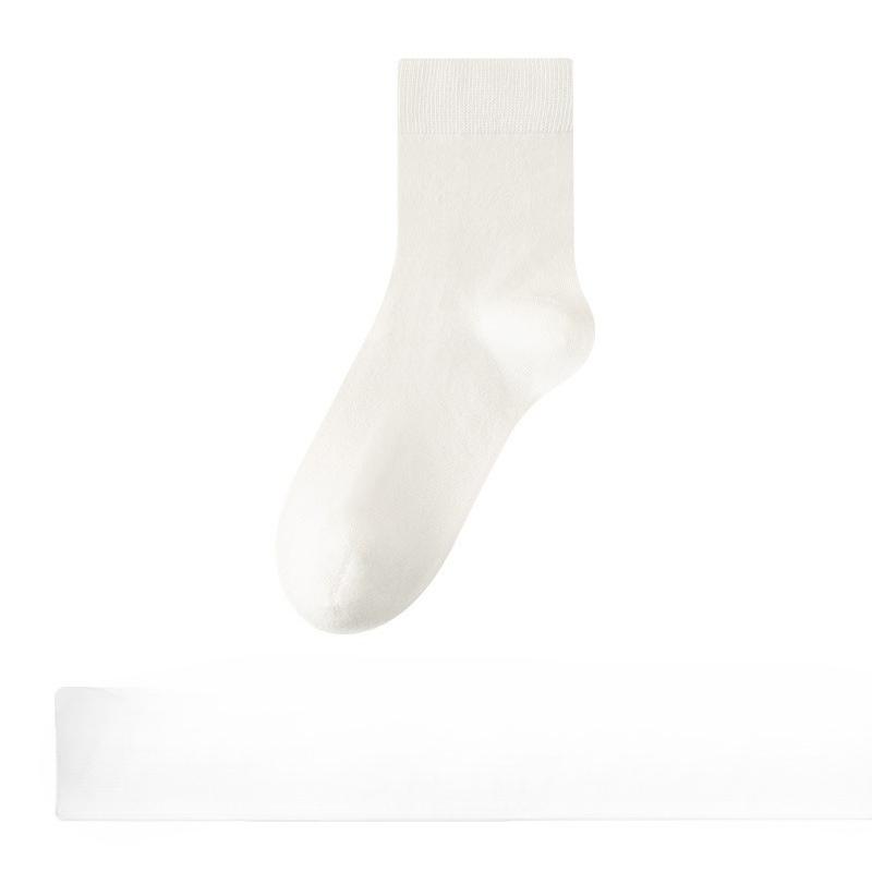 Women's Thick Pure Cotton Mid-calf Socks, Postpartum Socks, Autumn and Winter Cotton Socks, Antibacterial and Deodorizing Long Socks