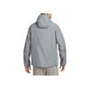 Nike מעיל ריצה קז'ואל מחמם עם קפוצ'ון לגברים Therma-FIT בצבע אחיד ללא הגבלה מעיל גברים אפור-עשן FB7545-084