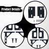 Door Hinge Replacement 3D Printer Parts Sturdy High Performance Easy to Install Heavy Duty