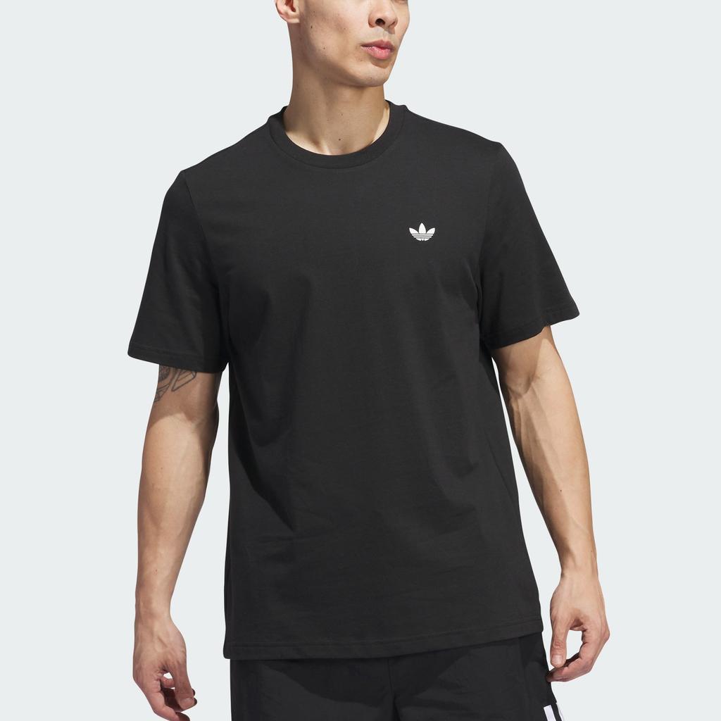 Adidas Skateboarding 4.0 Logo Tee Black/White Men Streetwear IY1605