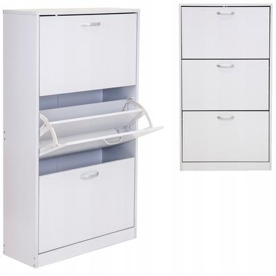 Shoe Cabinet, 3-compartment Shelf, SHOES, Spacious Chest of Drawers for the Hall, SHELF