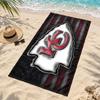 Kansas City Chiefs Beach Towel Quick Dry Sand Free Lightweight Beach Towels for Travel Swimming Camping