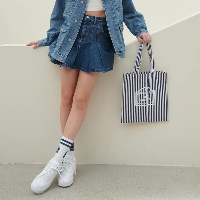 My Stripe Easy Bag - Navy