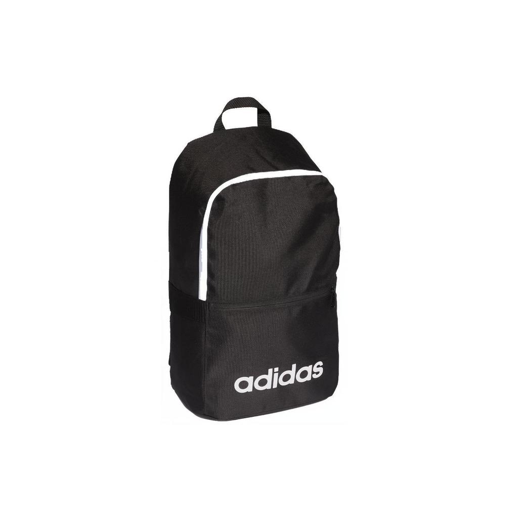 adidas Neo Lin Classic Backpack Day Logo Print Polyester Unisex Backpack Black DT8633