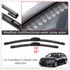 2pcs Car Modify Windshield Water Spray Wiper For Chevrolet CRUZE CAVALIER AVEO 2009-2026 Auto Wet Arm Cleaning Wiper Exterior
