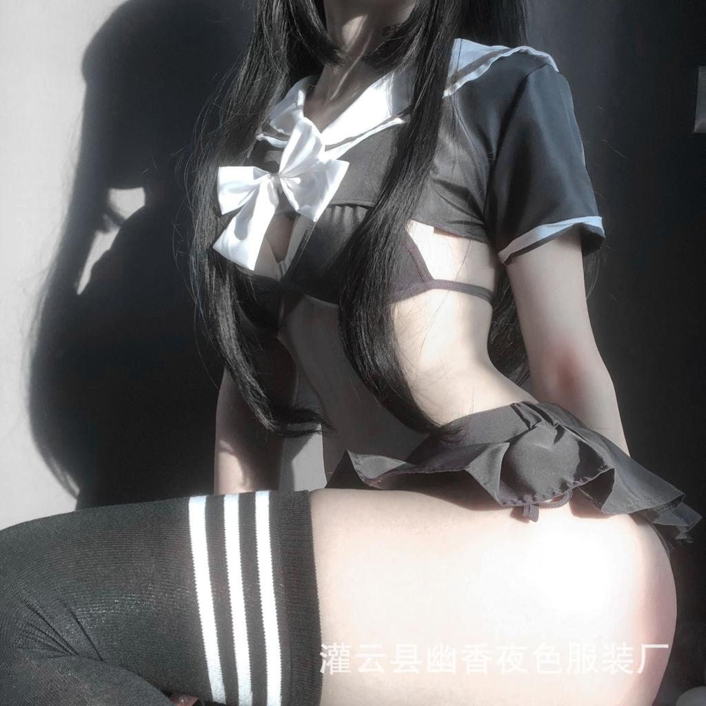 Sexy JK Pure Sex Lingerie Clothing Campus Uniform Passion Bra Flirting Free Temptation Suit