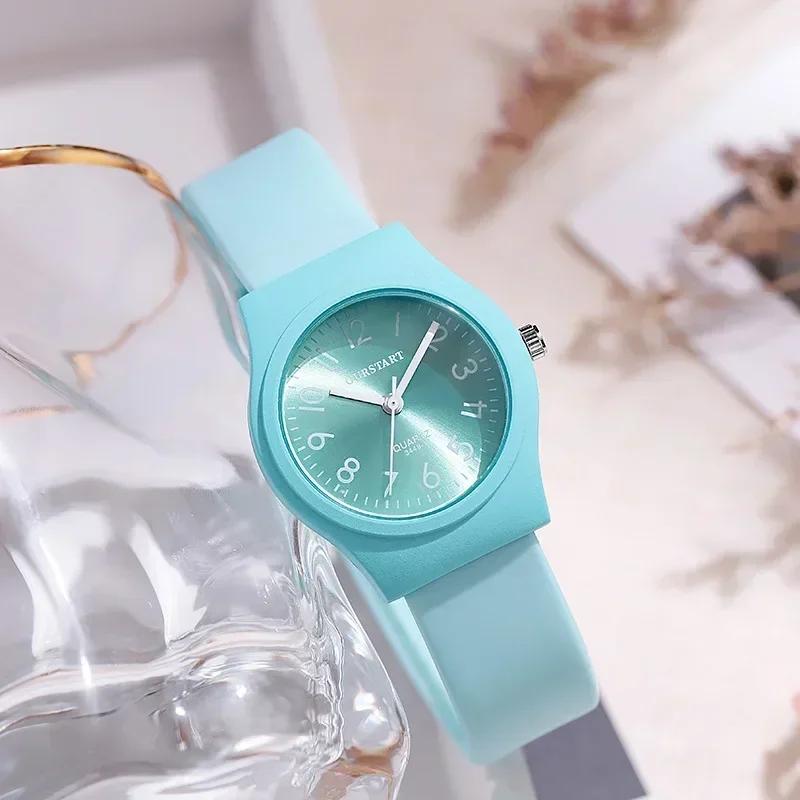 Fashion Women's Candy Colored Quartz Watch Digital Dial Silicone Strap Wristwatch Montre Femme Relogio Feminino Dropshipping