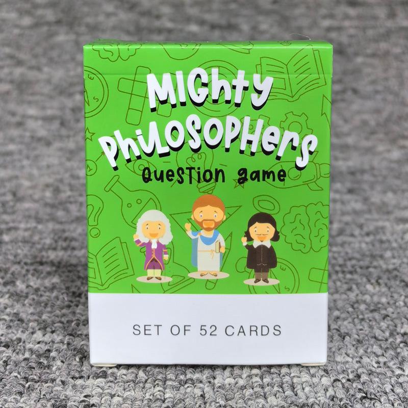 

Английская версия Mighty Philosophers Вопрос Игра для детей как