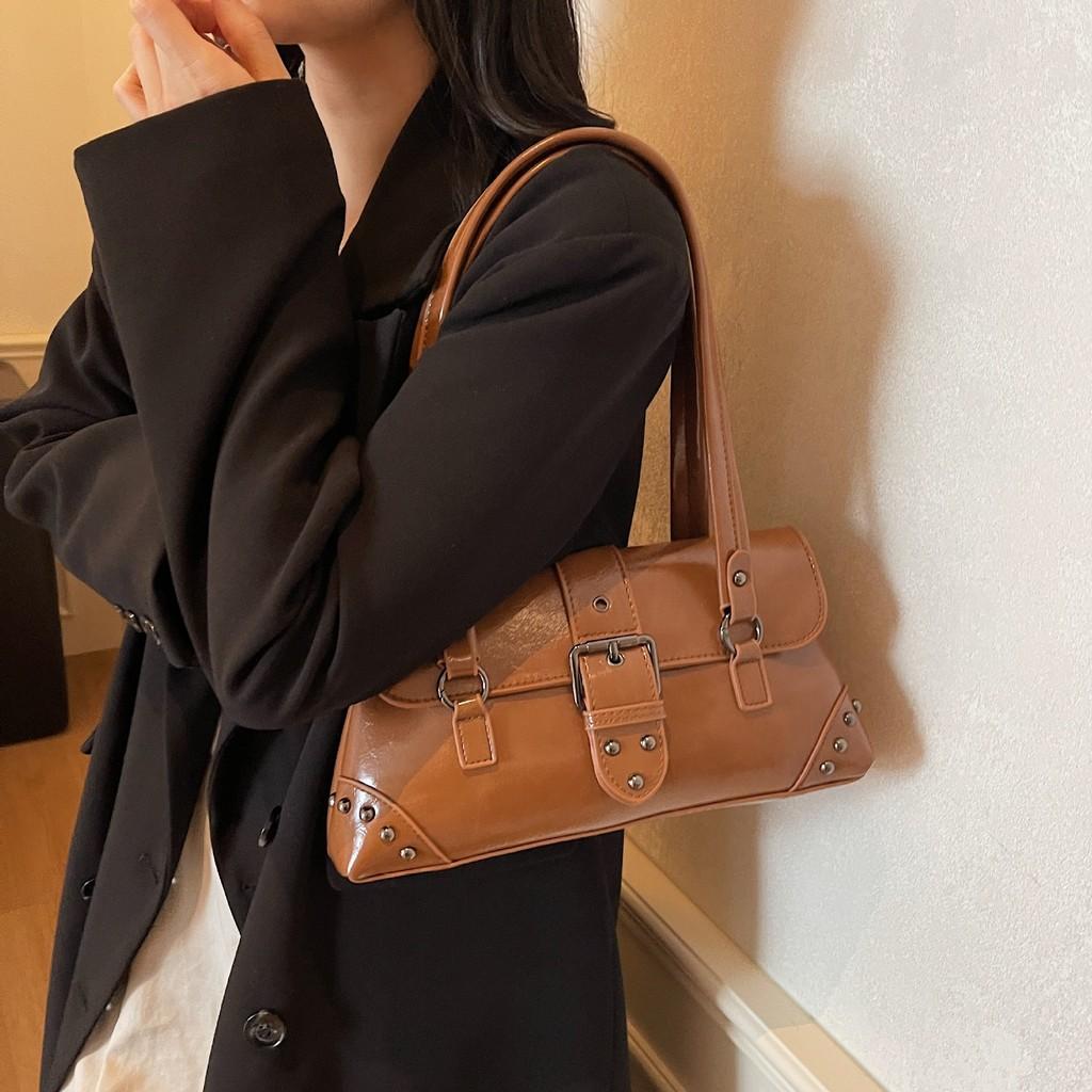 Modern Pu Material Shoulder Tote Bag With Spliced Design For Casual Outings And Trendy Looks