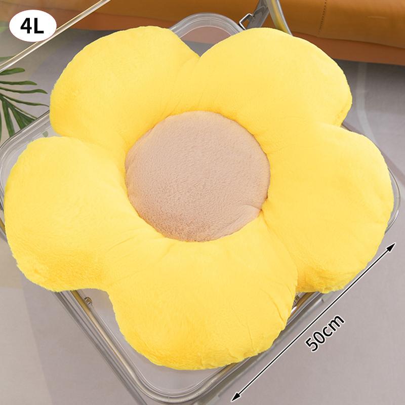 Flower Sitting Cushion Sofa Pad Office Chair Cushion Black White Seat Pad Seat Sofa Cushion Lumbar Support Pillow Room Decor