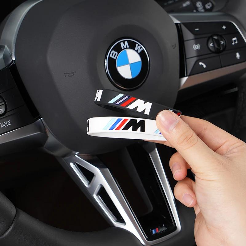 Car Sticker 2025 Hot Car Logo Silicone Sports Bracelet Outdoor Sports Elastic Wristband Wholesale For BMW M X1 X3 X5 X6 X7 E30 E