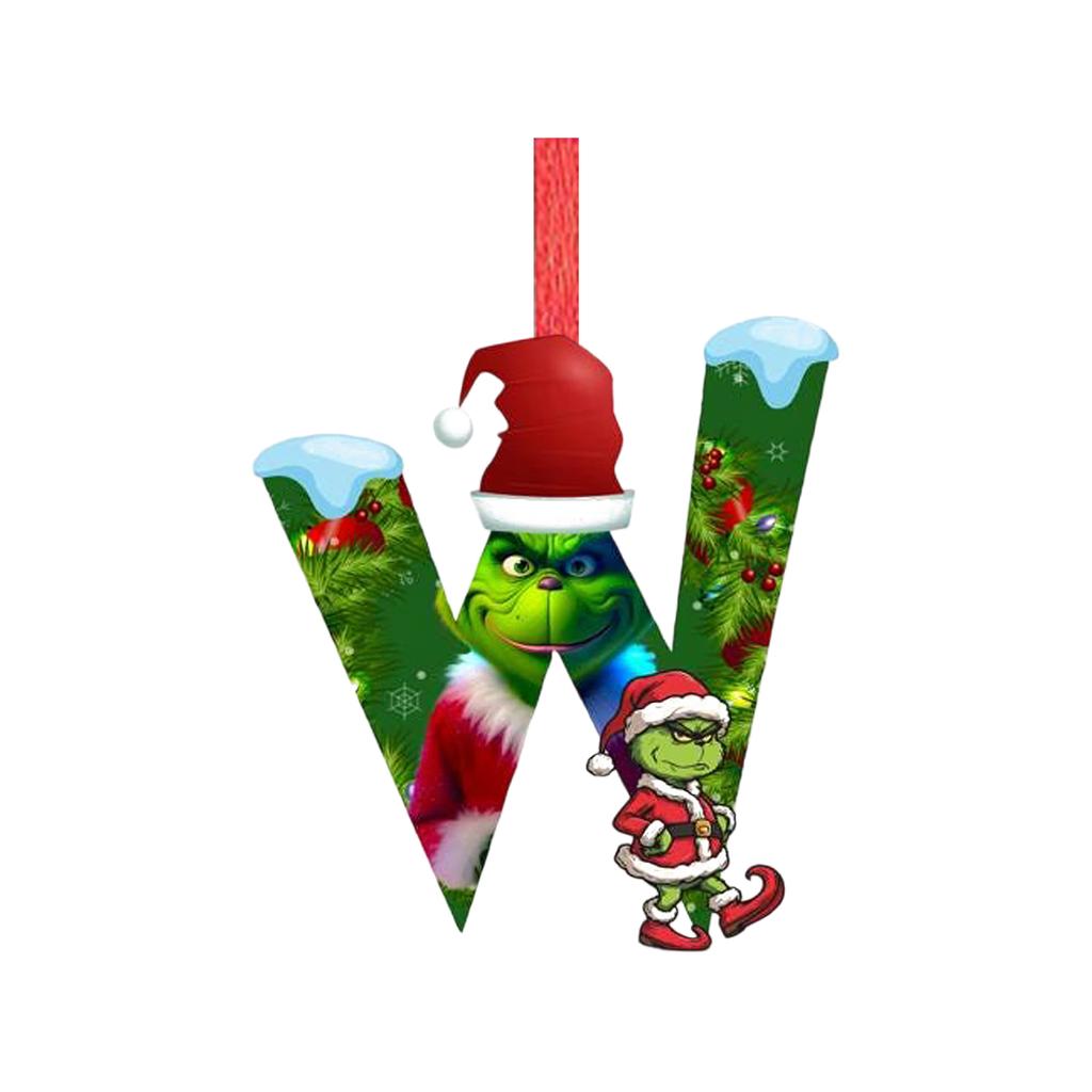 2D Christmas Decoration Pendant Christmas Tree Tag Theme Party Crafts Ornament
