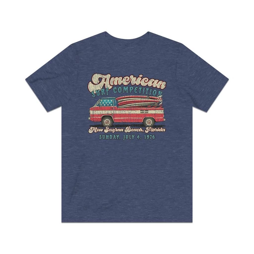 American Surf Competition 1976 Vintage Men s T shirt S