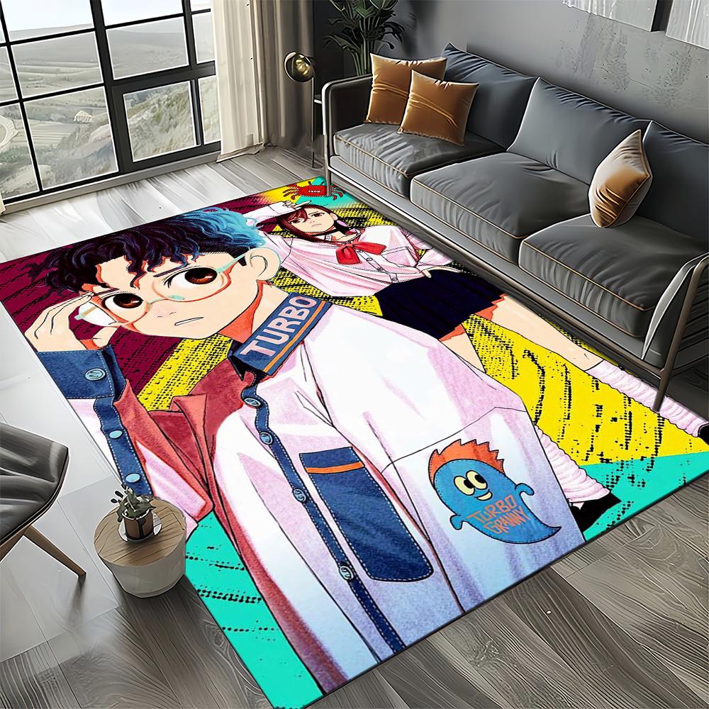 DAN DA DAN Anime Cartoon Non-Slip Carpet Rug for Living Room Bedroom Sofa Kids Play Floor Mat HD Gift