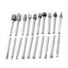 20 Piece Set of 3mm Electric Grinding High-speed Steel Woodwork Rotary File Carving DIY Grind Head Mill Cutter Set Accessories