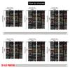 2pcs,2D Plane Printing Light Filtering Curtains Vintage1975Celebration Polyester Woven (without Rod) Outdoor Decorations for