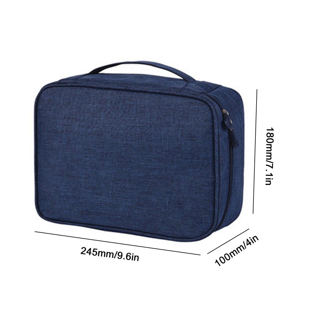 Electronics Organizer Travel Bag for Cable Accessories Storage Bag Pouch Free Separated Space Waterproof for Cable Cord