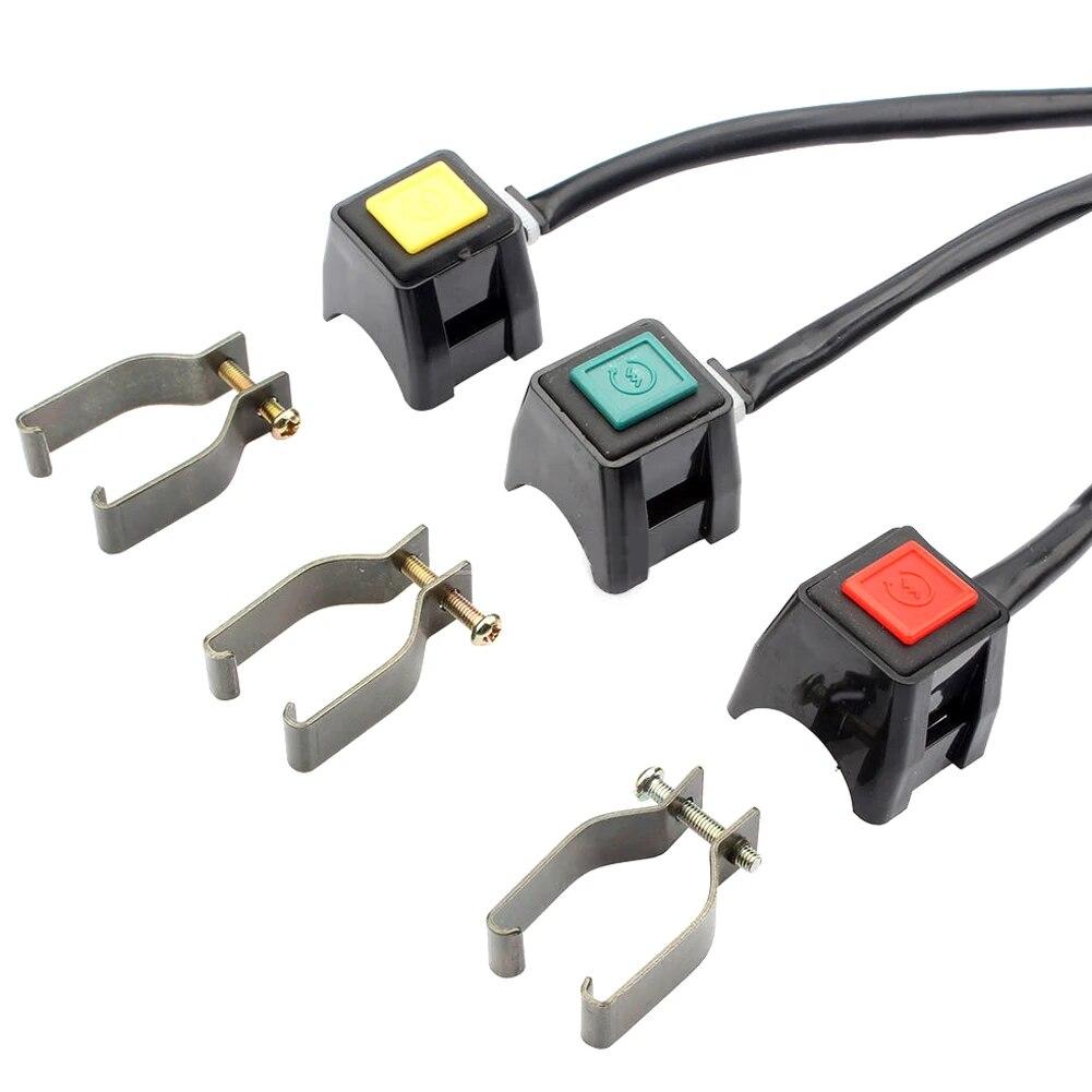 22mm Durable ATV Motorcycle Dual Sport Quad Start Horn Kill Off Stop Switch Button Motorbike Accessories Control Handle Switches