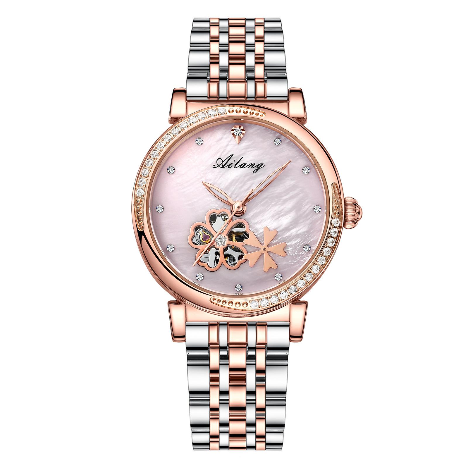 

AILANG новые женские часы автоматические механические часы модные женские часы водонепроницаемые